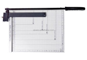 Papelería de oficina escolar Buena calidad Seguridad Fácil corte Manual Cortador de papel de tamaño A4 - Product Image 2