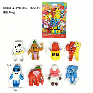 Ensemble de 8 figurines de poupées Steal a Brainrot 9 No <span class=keywords><strong>House</strong></span>, modèle de poupée, périphériques de jeu, décorations de bureau - Product Image 2