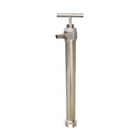 Pompe gastrique vétérinaire pour bovins, moutons, chevaux - Pompe à médicaments en acier inoxydable 304 avec tube de 150 cm