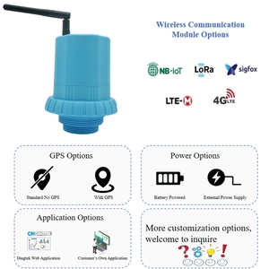 Df555 Tank cấp Cảm biến lorawan nb-iot siêu âm rắn mực nước mét cho tank quản lý - Product Image 6