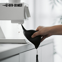 MHW-3BOMBER Souffleur d'air en silicone, outil de nettoyage manuel pour moulin à café, buse en acier inoxydable, dépoussiéreur pour équipement de barista