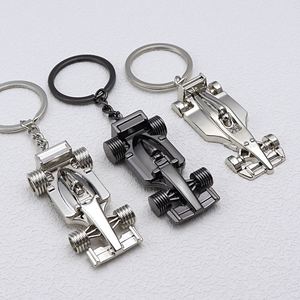 Custom Car Key Chain Stainless Steel Keyring Personalized Fashion Metal Car Sports <b>Gift</b> <b>F1</b> Racing Car Key Pendants - Product Image 2
