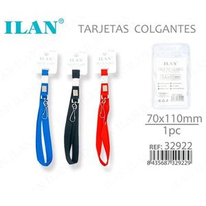 Porta Biglietti da Visita 70x110mm con Cordino 1.2 Cm Verticale - Product Image 1