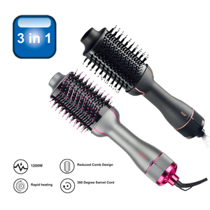 RAF 3 in 1 Multi Styler Hair Hot Air <b>Brush</b> 1200W Rapid <b>Heating</b> for Long Reduce Comb Design Hair <b>Brush</b> Reduced Comb RAF 3 in 1 - Product Image 5