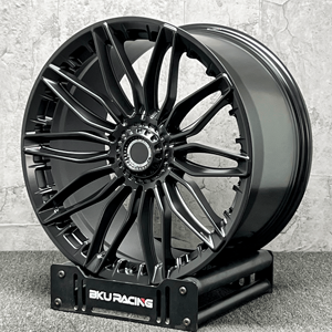 Rines de Aleación Cóncavos Bku 5x130 Forjados con Tapa Central de Bloqueo para <span class=keywords><strong>Porsche</strong></span> 911 Carrera Turbo <span class=keywords><strong>S</strong></span> GT3 RS <span class=keywords><strong>718</strong></span> <span class=keywords><strong>Cayman</strong></span> de 19, 20 y 21 Pulgadas - Product Image 4