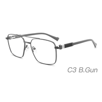 Nouvelle conception, vente en gros, monture optique classique multicolore, lunettes de vue tendance pour hommes, monture Haoya YX9001 CN ZHE, pour tous les visages