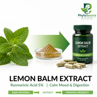 Ekstrak Melissa Officinalis Premium Dalam Bentuk Bubuk Untuk Mendukung Suasana Hati Ekstrak Lemon Balm Dengan Kandungan Citral Tinggi