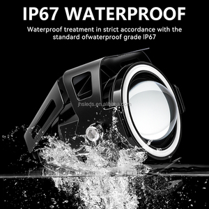 Faro Delantero LED para Motocicleta Lelanpu de Alta Calidad, Resistente al Agua IP67, 30W 1000LM, Luces de Punto, Mini Láser <span class=keywords><strong>U7</strong></span>, Lámpara de Conducción para Moto - Product Image 4