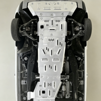 Protection de châssis en alliage d'aluminium et de magnésium léger FK 8 mm CHEVROLET SILVERADO 6.2T Essence 2019+ Plaque de protection du moteur OEM