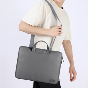 Offre Spéciale sacs pour ordinateur portable en <span class=keywords><strong>cuir</strong></span> PU de luxe durables Portable voyage étanche ordinateur portable manches sac pour ordinateur portable pour hommes femmes - Product Image 4