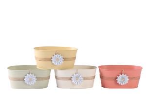 Vasi per Fiori in Ferro Ecologici a Forma di Tazza di Caffè, Resistenti e Verniciati a Polvere, Fioriere Sospese per Decorazione Casa e Giardino - Product Image 5