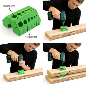 Qianrui <b>Drill</b> <b>Bit</b> Positioner 45 90 Degree Multi Angle Drilling Guide Precision Tool For <b>Wood</b> Metal Drilling - Product Image 5