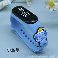 Jam Tangan Anak Grosir 2026 untuk Anak Perempuan dan Laki-laki, Desain LED Lucu Kartun Digital, Tahan Air, Hadiah