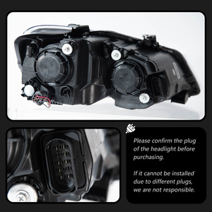 Conjunto de Faros LED para VW <span class=keywords><strong>Polo</strong></span> 5 6R 6C 2011-2018, Doble U DRL, Señal de Giro Secuencial, Lente de Proyector Bi-LED - Product Image 4