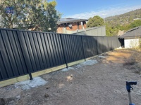 Personnalisé populaire australien Chic clôture jardin extérieur en aluminium zinc clôture métal STD PPGI acier Colorbond clôture