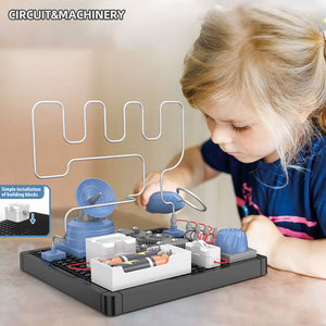 AJBTOYS STEM, Circuito <span class=keywords><strong>de</strong></span> Simulación Física, Electrónica, Juguetes Educativos <span class=keywords><strong>de</strong></span> Ciencia, Tecnología e Ingeniería para Niños, Plástico, No Incluye - Product Image 1