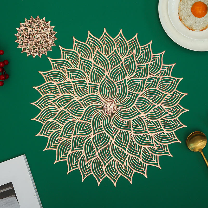 Crisantemo giratorio-oro rosa