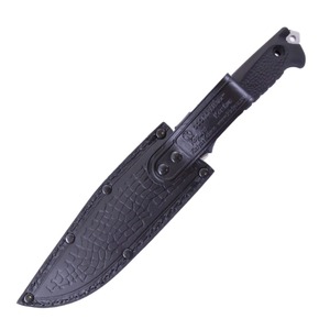 Ngoài Trời Edc OEM Da Vỏ Bọc Người Đàn Ông Của Món Quà Đa Chức Năng Tự Vệ Thép Không Gỉ Thẳng Cố Định Lưỡi Dao Săn Bắn - Product Image 4