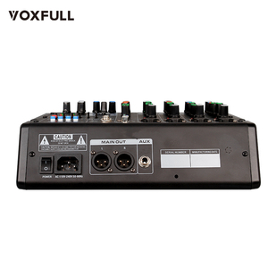 Voxfull MDSP60 6-Channel Stereo <strong>Output</strong> <strong>Audio</strong> Mixing Console with USB <strong>Inputs</strong> and Digital Effects - Product Image 3
