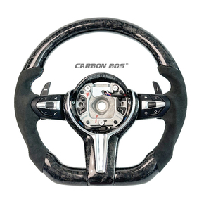 Volante de pantalla directa de fábrica de fibra de carbono Forge para <span class=keywords><strong>BMW</strong></span> M2 M3 M4 <span class=keywords><strong>M5</strong></span> F10 F50 F30 F32 F80 F82 F90 E90 E92 E60 E63 G20 G30 - Product Image 1