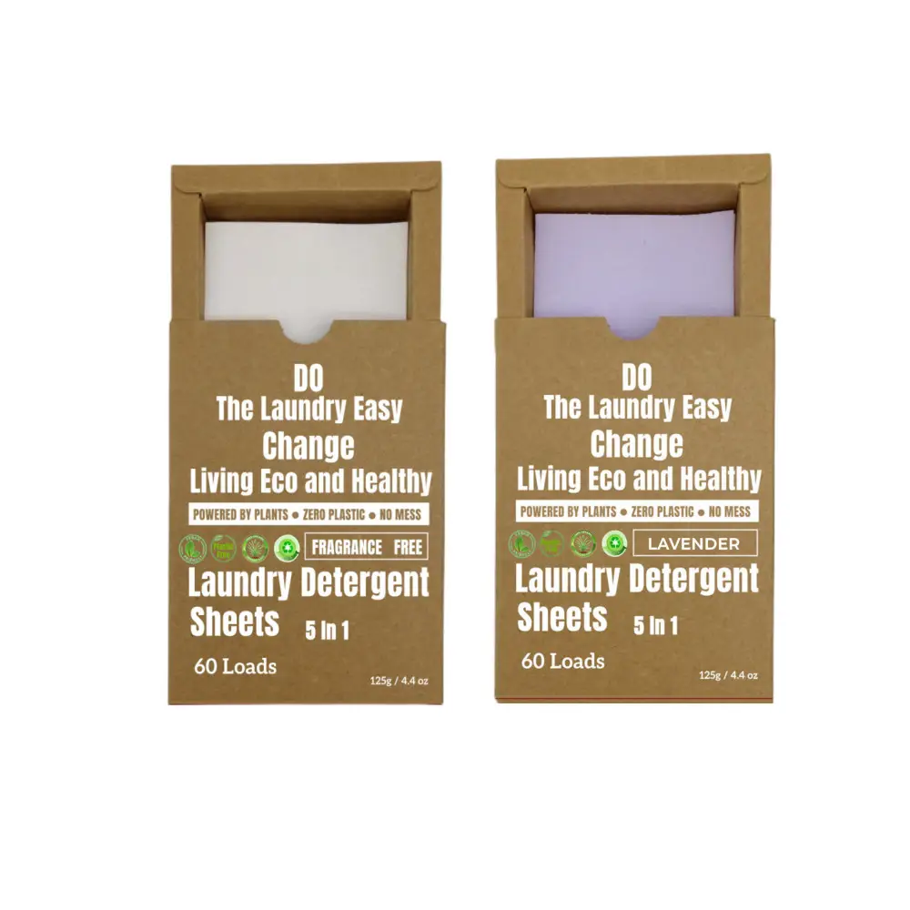 OEM Laundry Detergent Strips Eco Laundry Detergent Sheets with Plant Enzyme Technology Formula