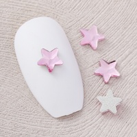 Strass en verre en vrac à dos plat en forme de cœur de 5 mm, 26 couleurs, pour nail art, accessoires vestimentaires personnalisés, qualité 5A, vente en gros VC