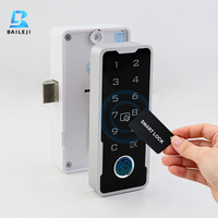 Serrure de sécurité électronique intelligente Tuya avec empreinte digitale, mot de passe, carte RFID, sans clé, pour bureau, salle de sport, tiroir, armoire, casier
