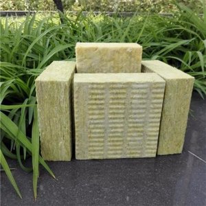 Panneau de laine de roche Rongke 100 mm d'épaisseur, isolation thermique rectangulaire pour construction murale, ininflammable - Product Image 1