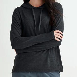 Tissu flexible drapé lourd Douceur hallucinante Sweat à capuche en viscose de bambou de qualité supérieure personnalisé avec cordon de serrage - Product Image 5