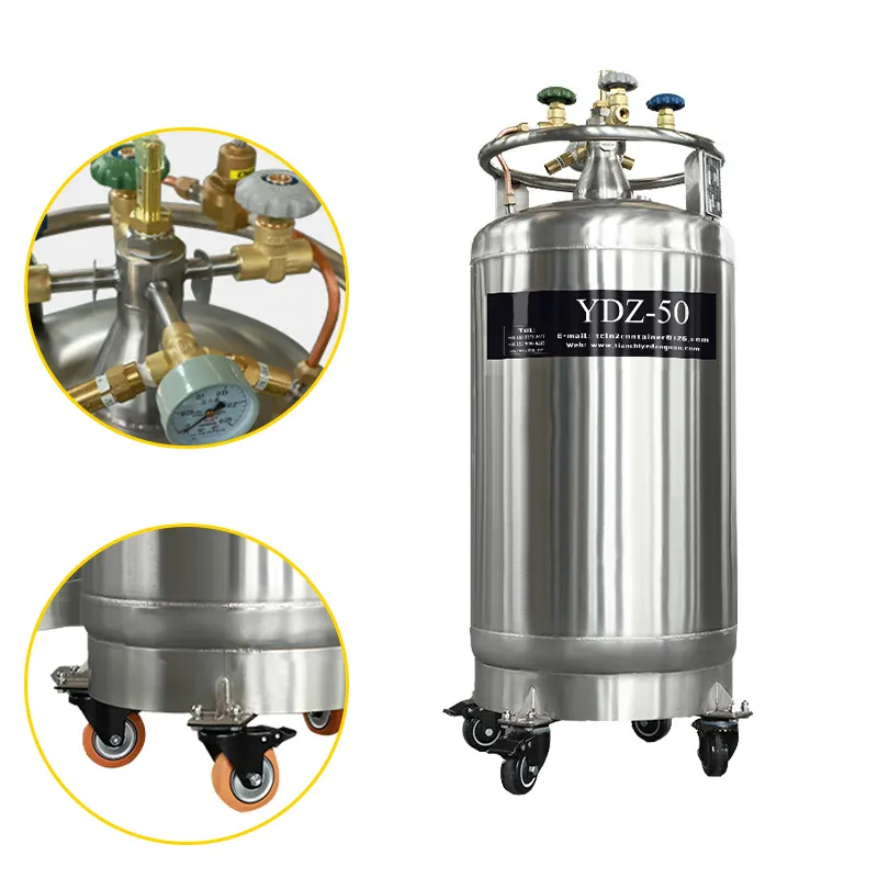 YDZ-50 Liquid nitrogen cylinder cryogenic machine ice cream nitrogen the feed nitrogen ice cream