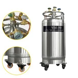 YDZ-50 cilindro de nitrogênio líquido criogênico máquina de sorvete nitrogênio a alimentação nitrogênio sorvete