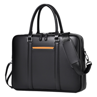 Sac à main pour homme, sacoche d'affaires souple en PU, imperméable, grande capacité, multifonction, pour ordinateur portable, prix de gros