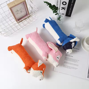 Juguetes Masticables para Mascotas de Alta Calidad con Diseño de Conejo, Zorro y Vaca, con Sonido, Lindos y con Connotación Animal, de Felpa, para Limpiar los Dientes de Perros - Product Image 4