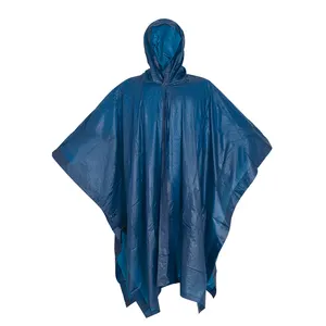 Herbruikbare Regen Poncho Pvc Ademend Waterdicht Voor Volwassenen