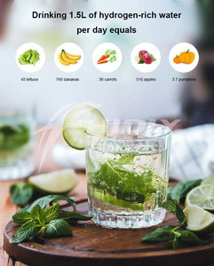 Bán buôn biểu tượng tùy chỉnh 2025 thiết kế mới giá rẻ <span class=keywords><strong>H2O</strong></span> thông minh 280ml SPE pem <span class=keywords><strong>Hydrogen</strong></span> Máy phát điện chai nước - Product Image 4