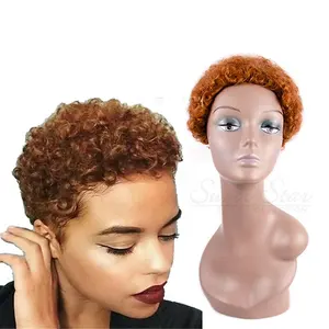 Superstar Factory Wholesale Cwigy Bob Wig with Banhair Wigsan Human Hair Wig Very Short at The Back Curly Brazilian Hair Long