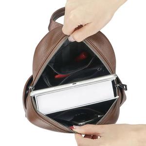 AndoBag Genuine Leather <b>Backpacks</b> for Women Lady <b>Large</b> Capacity Shoulder Bags Fashion Simple Outdoors Daily Commute Handbag 2712 - Product Image 6