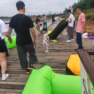 โซฟาเป่าลม ที่นอนลม พับได้ สำหรับตั้งแคมป์กลางแจ้ง พกพาสะดวก เตียงเดี่ยว สำหรับใช้ในงานเทศกาลดนตรี - Product Image 3