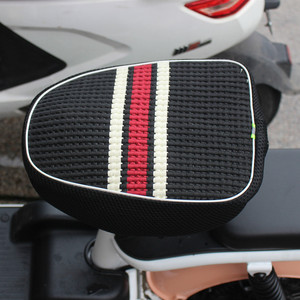 Funda para Asiento Delantero de Vehículo Eléctrico, Transpirable, de Seda de Hielo, en Negro, Gris y Caqui 0711 - Product Image 1