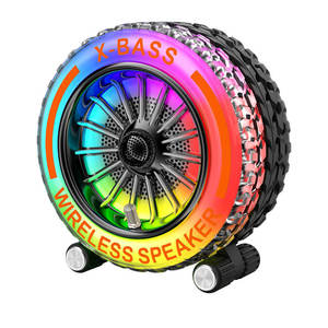 <span class=keywords><strong>GENCE</strong></span> Enceinte portable 5.0 sans fil 20W RGB en plastique pour karaoké, théâtre, fête, Hifi, maison, DJ, Boombox, avec basses puissantes - Product Image 6