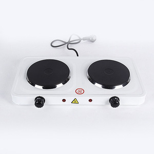 便携式不锈钢双灶头 2000W 电热炉，适合家庭和房车使用 - Product Image 5