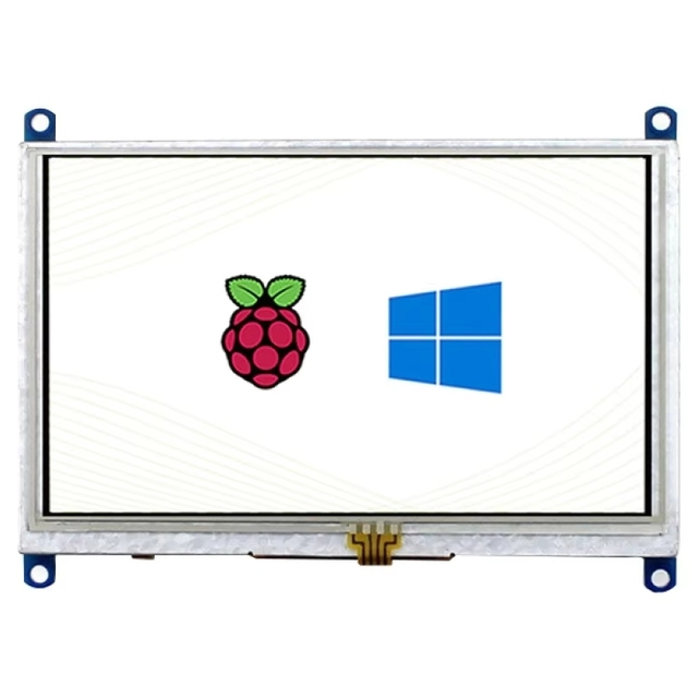 ZYSY 5-inch Resistive Touch Screen LCD (B), 800x480, HD, Low Power Consumption
