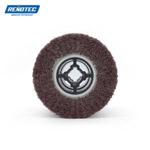 Disques à lamelles en oxyde d'aluminium, cylindre, tambour abrasif en nylon non tissé, 100 mm, OEM, haute dureté pour le meulage - Product Image 5