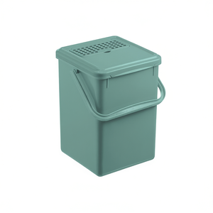 Poubelle à compost avec charbon actif 10L, bac à déchets de cuisine intérieur - Product Image 2