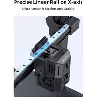 Impresora 3D Ender-3 V3 KE, Impresión de Alta Velocidad de 500 mm, Nivelación Automática, Plataforma Caliente de Vidrio Templado, Enchufe Europeo, Extrusor Directo, Filamento PLA 300