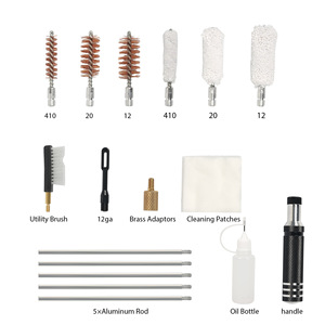 Kit d'outils de nettoyage d'armes à feu, brosse en nylon noir, manche en acier inoxydable, brosse multifonctionnelle pour l'entretien des armes à feu, 7,87 pouces x 4,2 pouces - Product Image 2