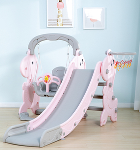 Top vente garantie qualité en plastique enfants jouet bébé toboggan et balançoire ensemble intérieur - Product Image 1