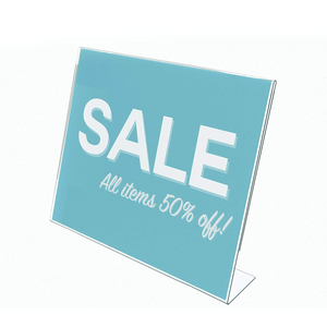 Rõ Ràng Nhà Hàng Acrylic Bảng Menu <span class=keywords><strong>Display</strong></span> Chủ Đứng/T Hình Dạng Bảng Lều Chủ Thẻ - Product Image 6