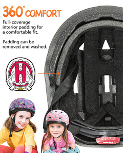 Ajustable Multi Sport Ventilación Skate Scoote Niños pequeños Jóvenes Niños Niñas Cascos de bicicleta - Product Image 2