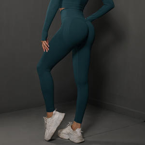 Новые модные леггинсы для женщин, облегающие, с высокой талией, эластичные, для фитнеса, тренировок, занятий в спортзале, бега - Product Image 3